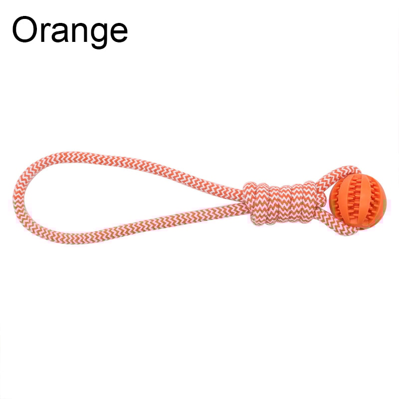 Dental Treat Ball Rope Toy For Dogs Interactive Chew And Teeth Cleaning 8