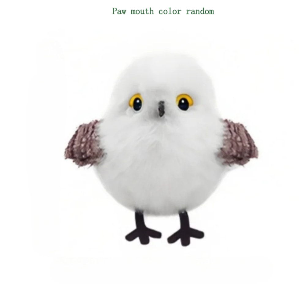 Interactive Flapping Bird Cat Toy Rechargeable Chirping Plush For Indoor Cats 7