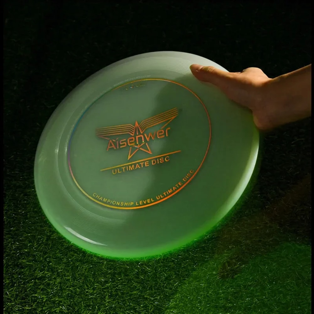 Glow Flight Ultimate Frisbee Disc For Night Beach Camping Games 1