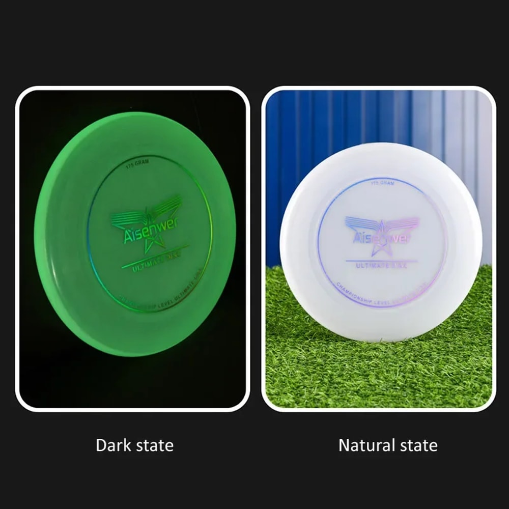 Glow Flight Ultimate Frisbee Disc For Night Beach Camping Games 4