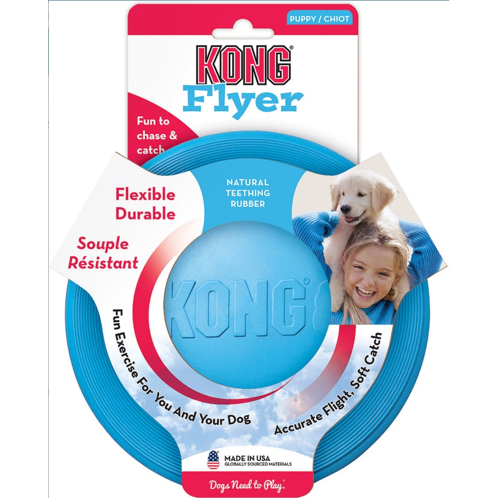 Puppy Flyer Soft Rubber Fetch Disc for Puppies