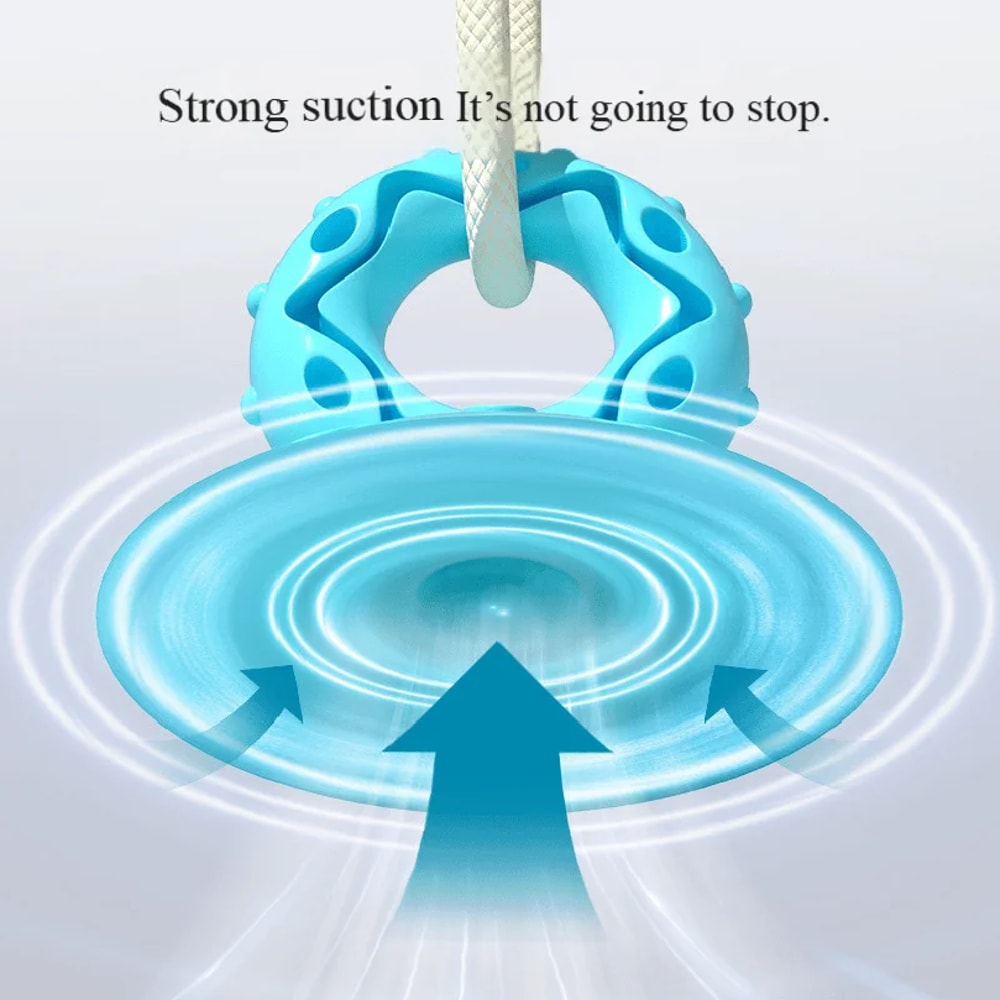 Interactive Suction Cup Dog Chew Toy for Teeth Cleaning and Boredom Relief