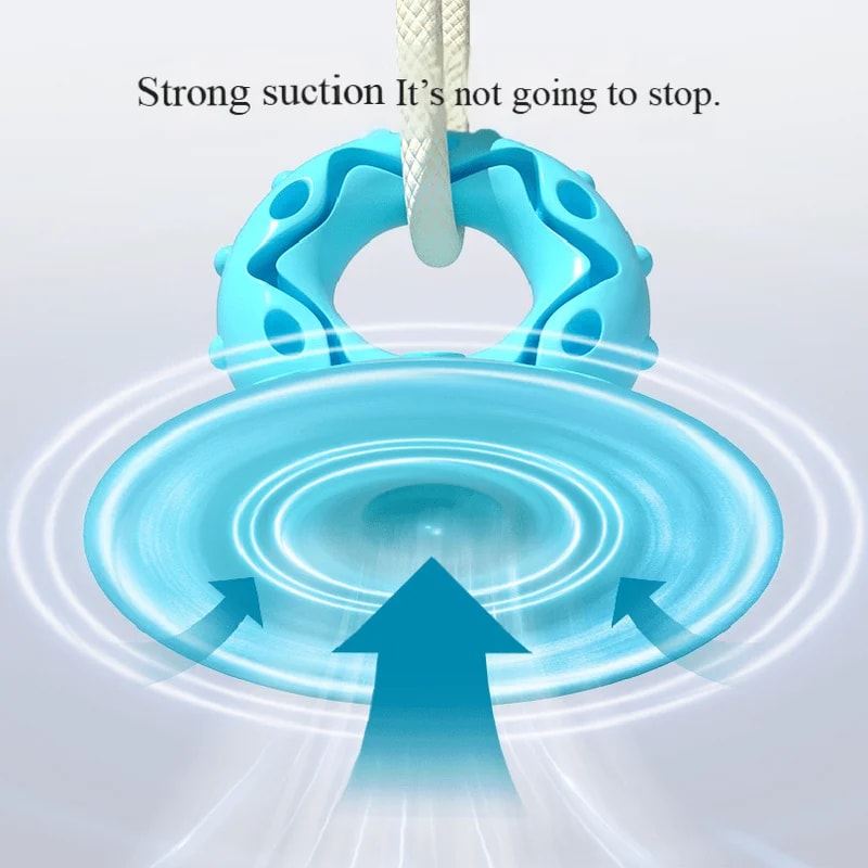 Interactive Suction Cup Dog Chew Toy for Teeth Cleaning and Boredom Relief