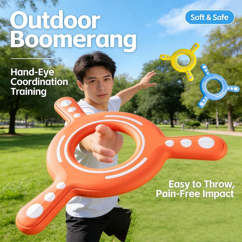 Soft Returning Flying Disc for Kids Outdoor Beach and Family Play