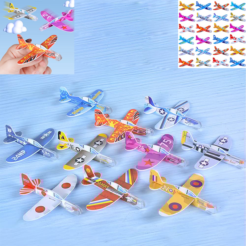 Kids Foam Glider Planes Bulk Pack For Party Favors And Outdoor Flying Fun 2