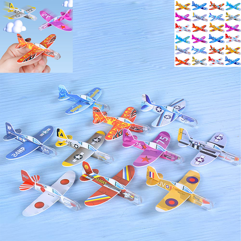 Kids Foam Glider Planes Bulk Pack For Party Favors And Outdoor Flying Fun 2