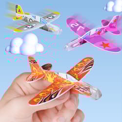 kids foam glider planes bulk pack for party favors and outdoor flying fun