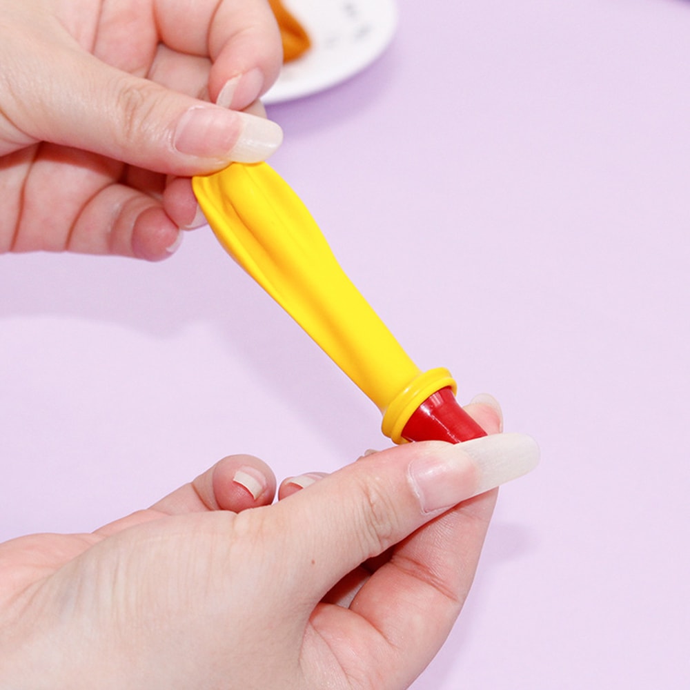 Balloon Powered Helicopter Toy Set For Kids Outdoor Flying Party Favor Play 4