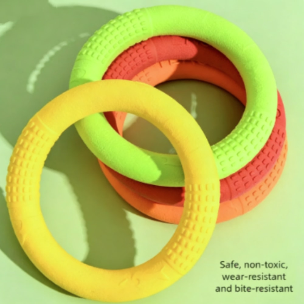 Floating Dog Ring Toy For Fetch Training And Chewing 4