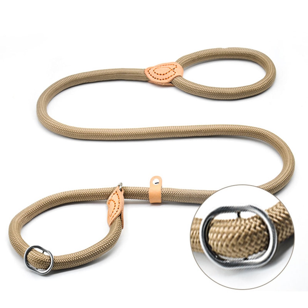 Heavy Duty Slip Lead Dog Leash For Large Dogs Nylon Rope Training Lead 1