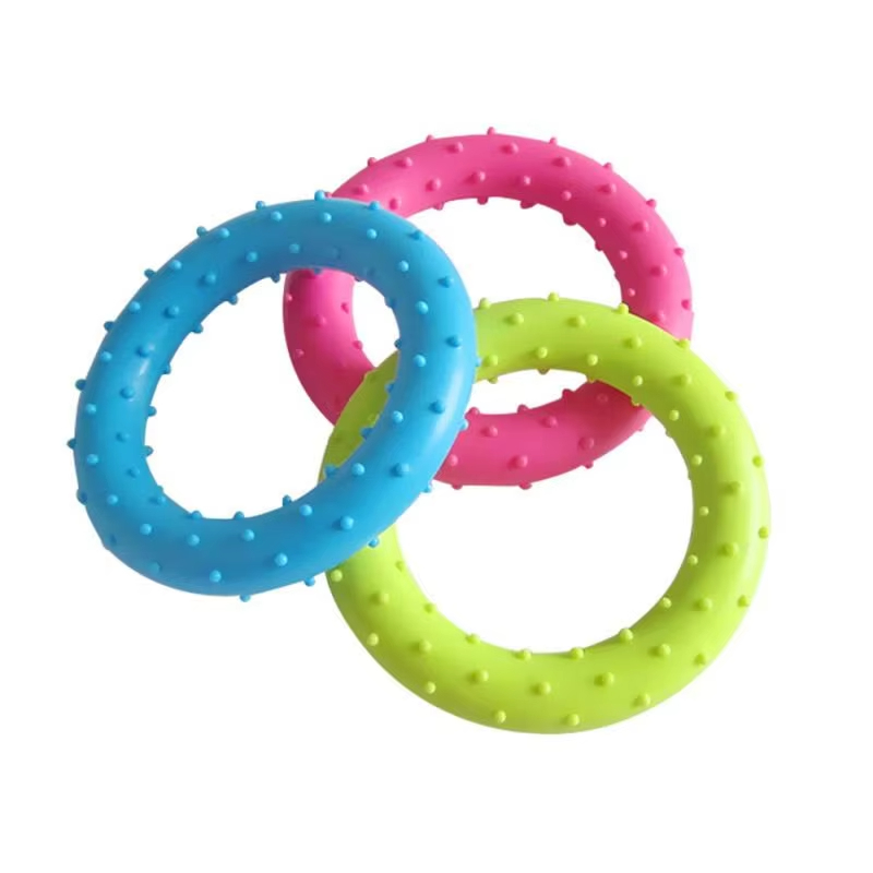 Durable Dog Chew Ring Toy Anti Bite Training Ring for Puppies and Active Dogs