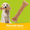 Leather Chew Bone Dog Toy for Teething and Dental Care