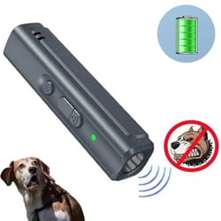 dog repeller and training device with led light