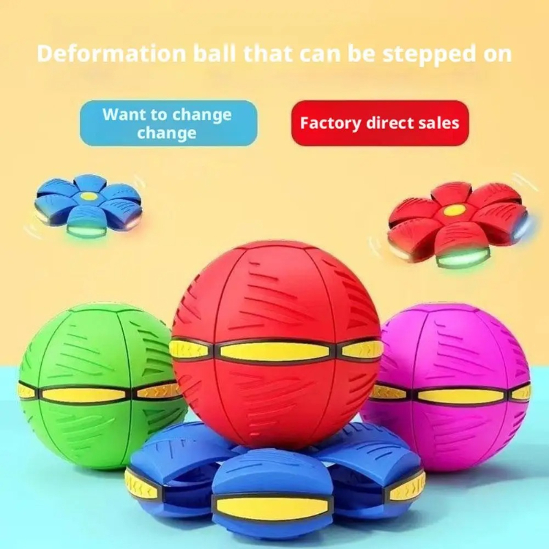 Magic Transforming Flying Saucer Ball For Kids And Pets 0