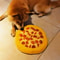 Pizza Dog Toy Plush Squeaky Chew Toy for Puppies and Small Dogs
