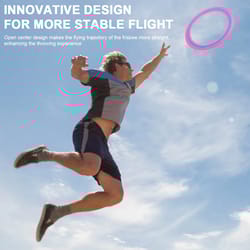 flying disc soft silicone flying disc for outdoor fetch and training