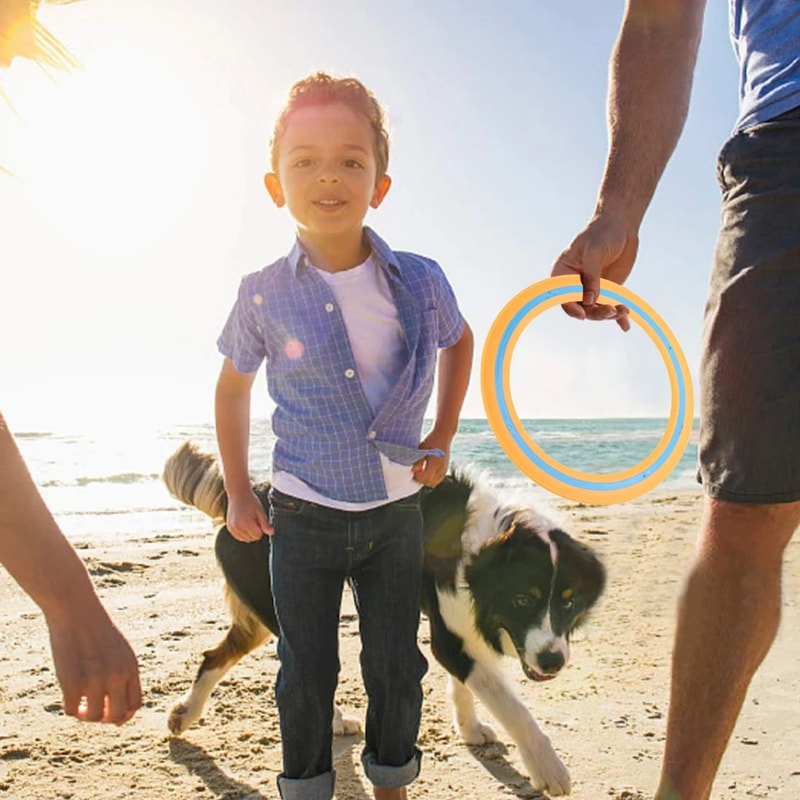 Flying Disc Soft Silicone Flying Disc For Outdoor Fetch And Training 1