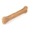 Leather Dog Chew Toy Bone for Teething and Dental Cleaning
