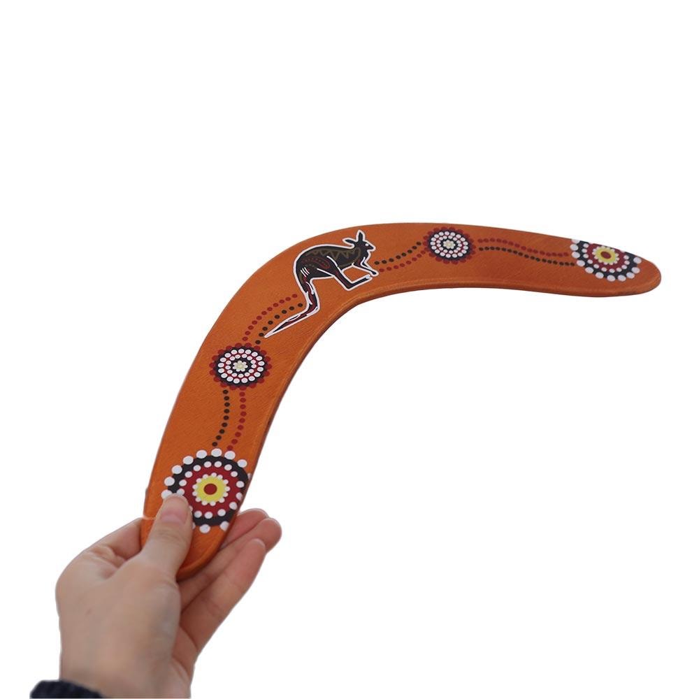 Kids Boomerang Wooden Returning Outdoor Toy 1