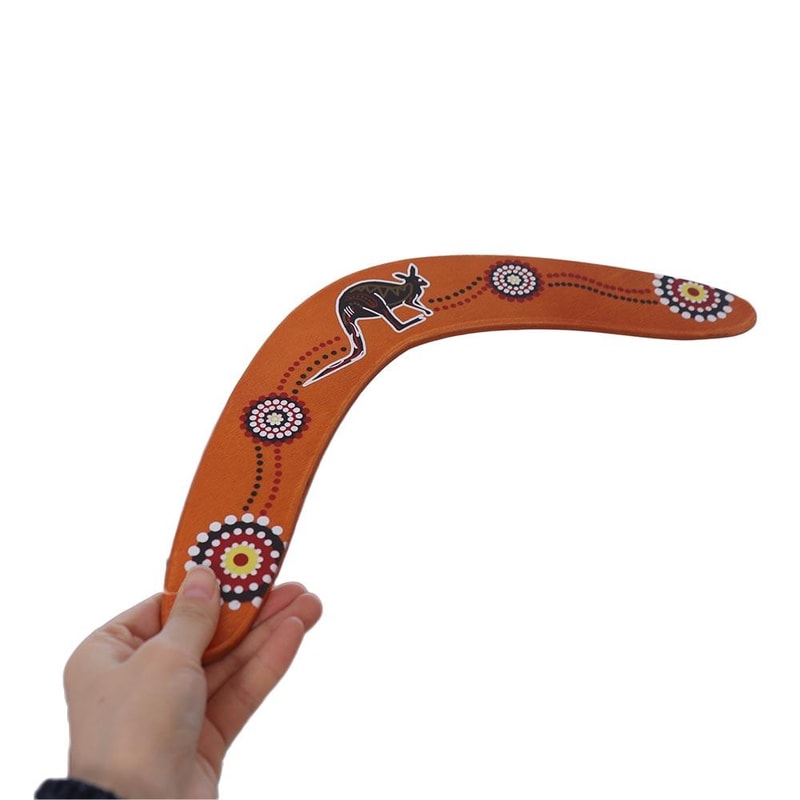 Kids Boomerang Wooden Returning Outdoor Toy 1