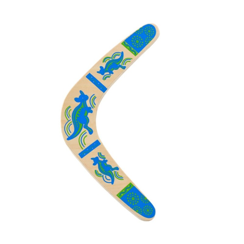 Kids Boomerang Wooden Returning Outdoor Toy