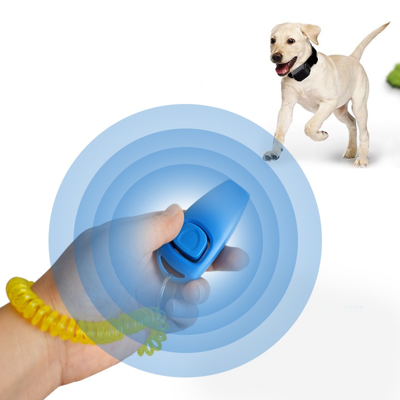 Dog Training Clicker Dog Whistle With Key Ring For Recall And Obedience 2