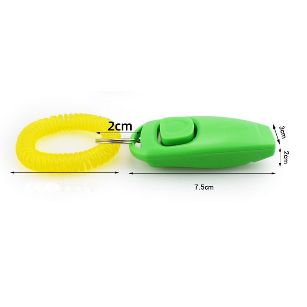 Dog Training Clicker Dog Whistle With Key Ring For Recall And Obedience 4