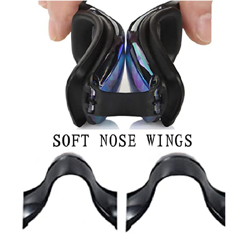 Clear Seal Anti Fog Swim Goggles For Adults With Earplugs UV Protection Leakproof Comfort Fit 4