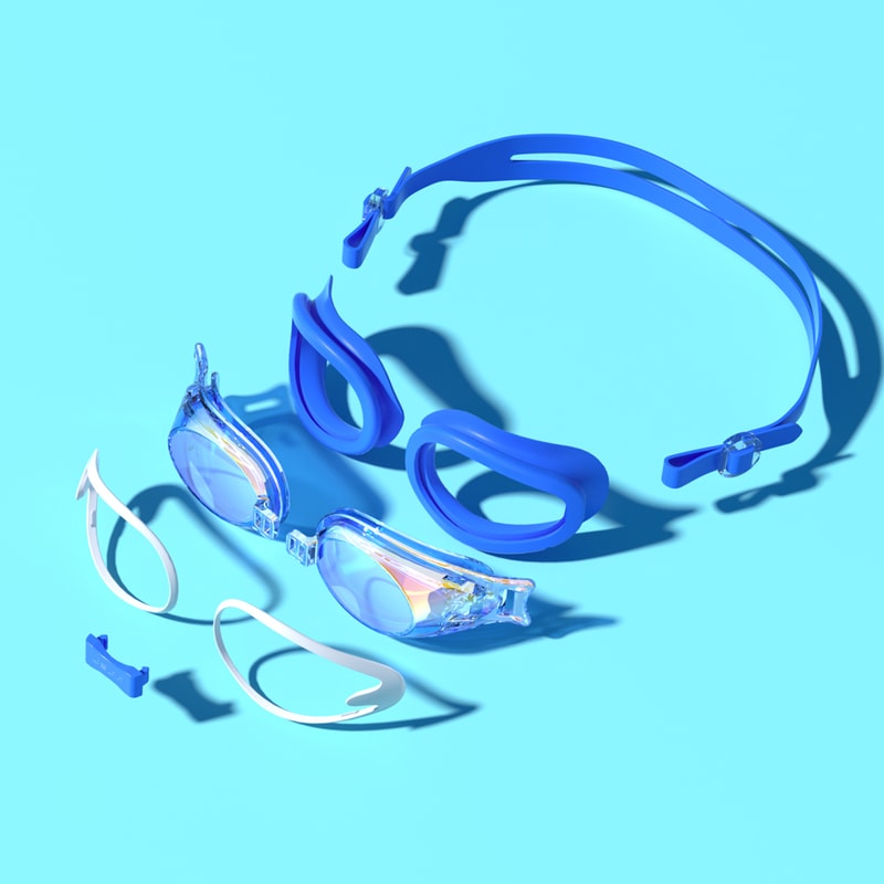 Kids Swimming Goggles Anti Fog UV Protection Silicone Swim Glasses For Boys Girls 2