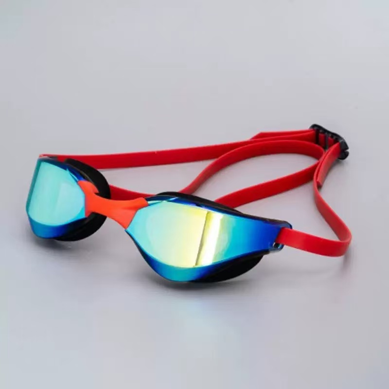 Anti Fog Mirrored Swimming Goggles With Earplugs For Men And Women 7