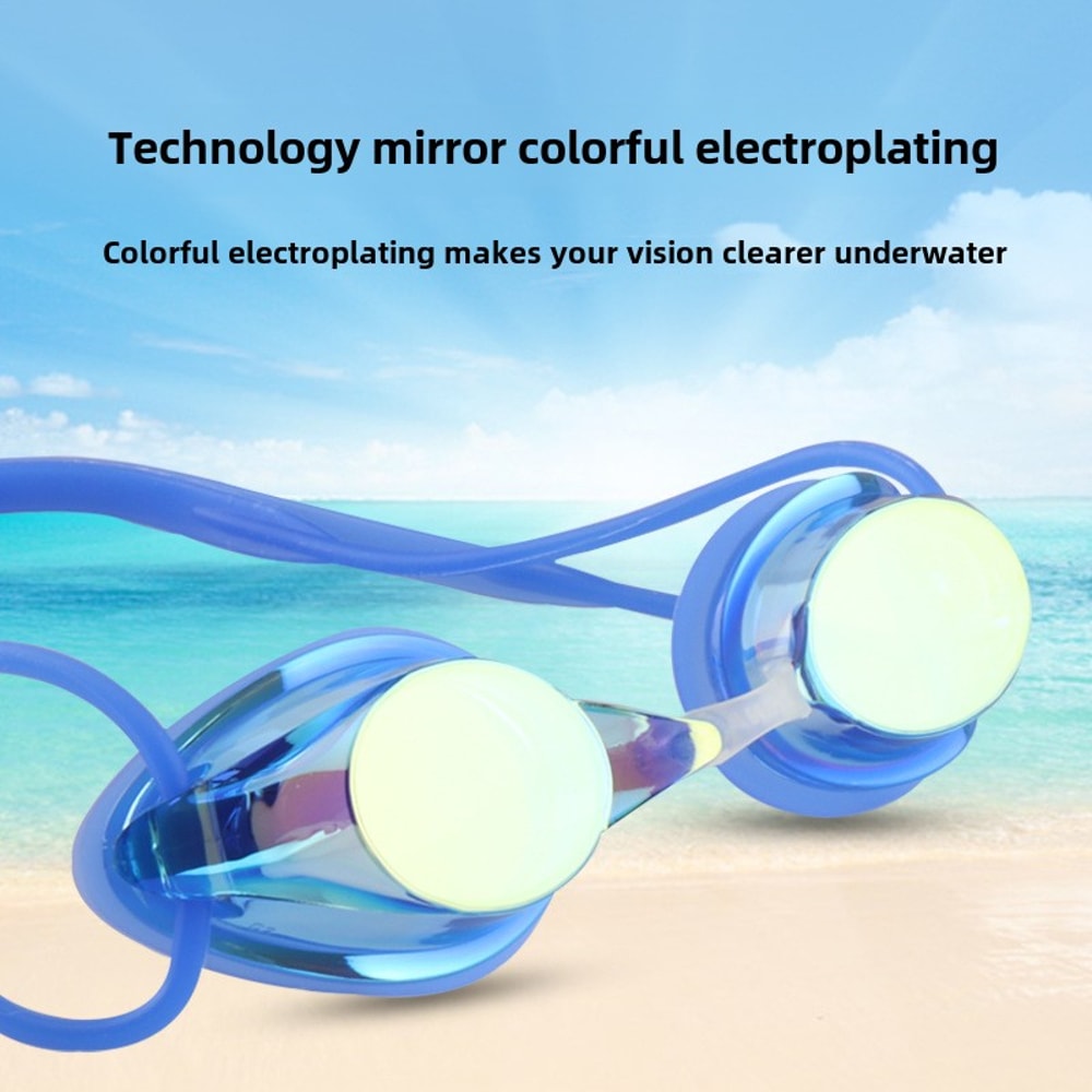 Hydro Clear Racing Swim Goggles Anti Fog Waterproof Competition Fit 3