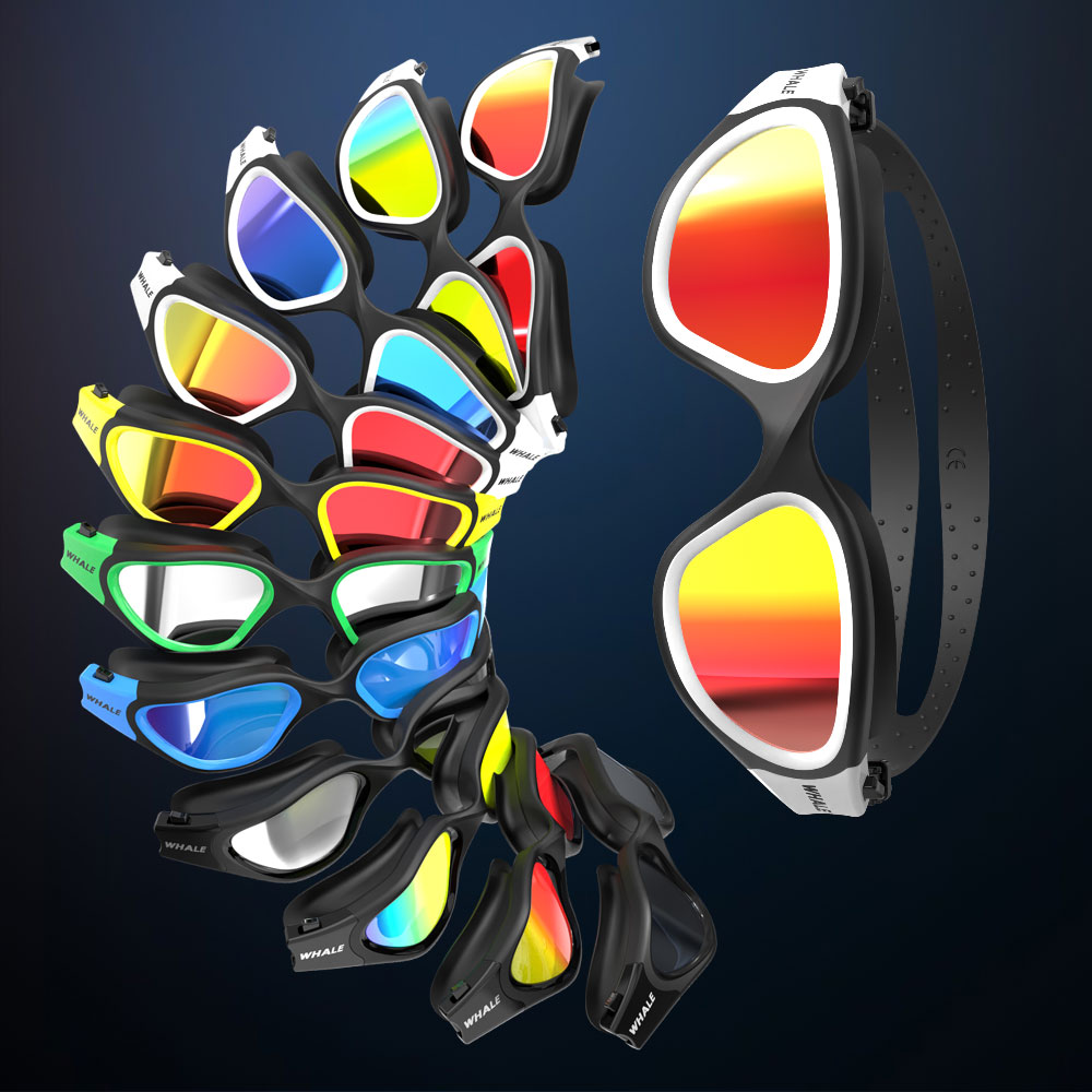 Polarized Swim Goggles For Adults Anti Fog UV Protection Leak Proof Comfort Fit 2