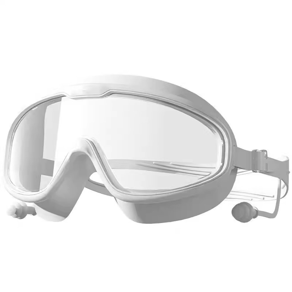 Wide View Anti Fog Swimming Goggles With Swim Cap For Adults And Kids 4