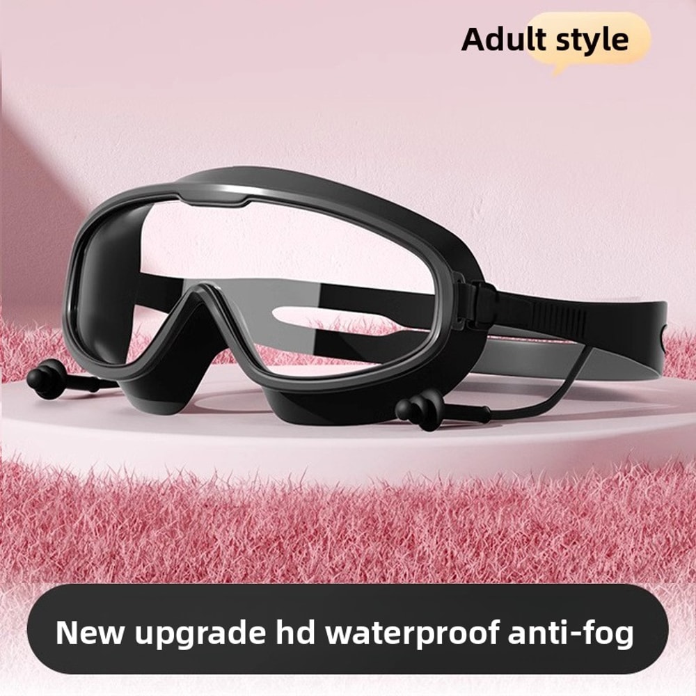 Wide View Anti Fog Swimming Goggles With Swim Cap For Adults And Kids 8