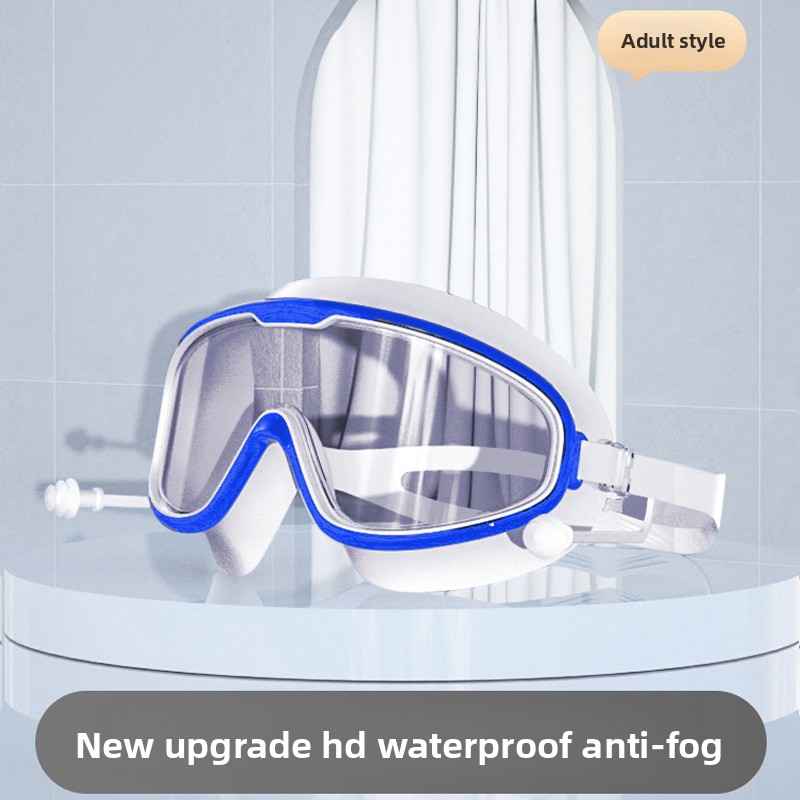 Wide View Anti Fog Swimming Goggles With Swim Cap For Adults And Kids 7