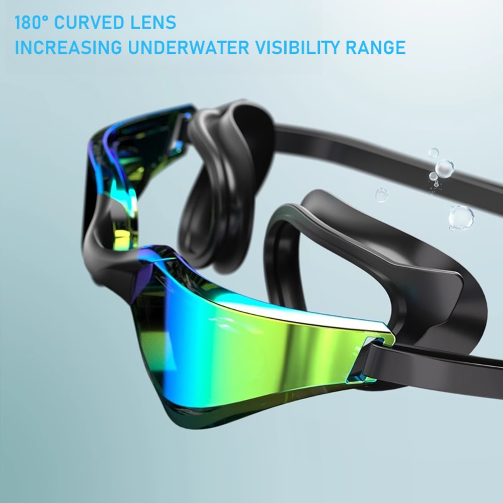 Anti Fog HD Racing Swim Goggles For Adults With UV Protection And Soft Silicone Fit 1