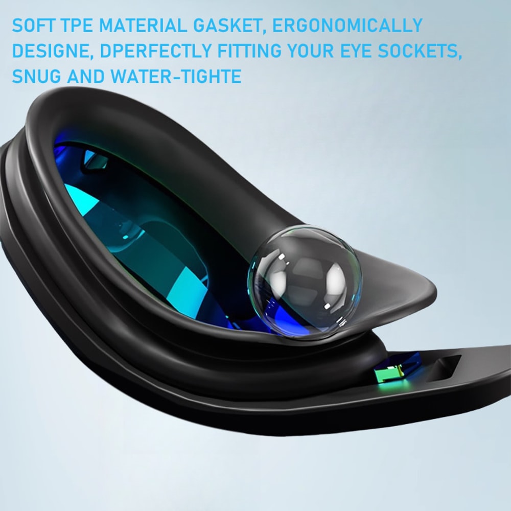 Anti Fog HD Racing Swim Goggles For Adults With UV Protection And Soft Silicone Fit 3