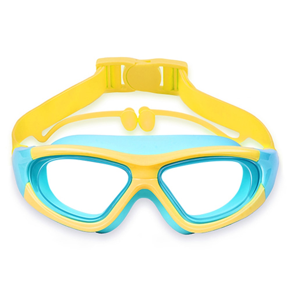 Kids Swim Goggles With Ear Plugs Anti Fog Leak Proof Wide View For Boys And Girls 10