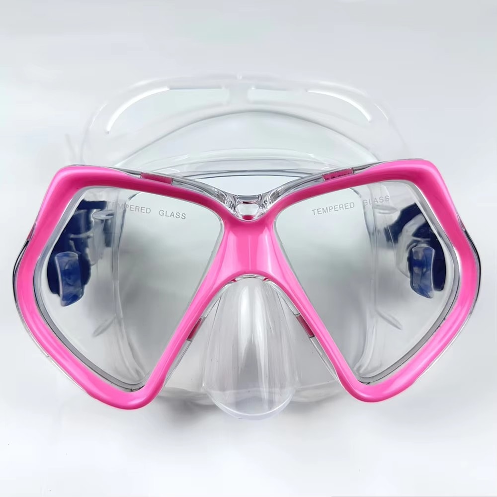 Adult Snorkel Set With Dry Top Snorkel And Panoramic Tempered Glass Mask 3