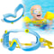 Kids Swim Goggles with Earplugs, Anti Fog Leak Proof Wide View