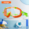 Kids Swim Goggles with Earplugs, Anti Fog Leak Proof Wide View