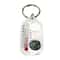 Trail Ready Keychain Compass Thermometer Mini Survival Camping Compass