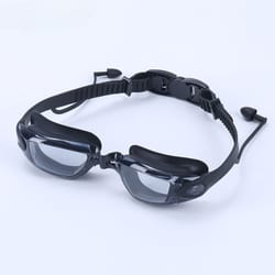 clear view anti fog adult swimming goggles leakproof wide view silicone swim goggles