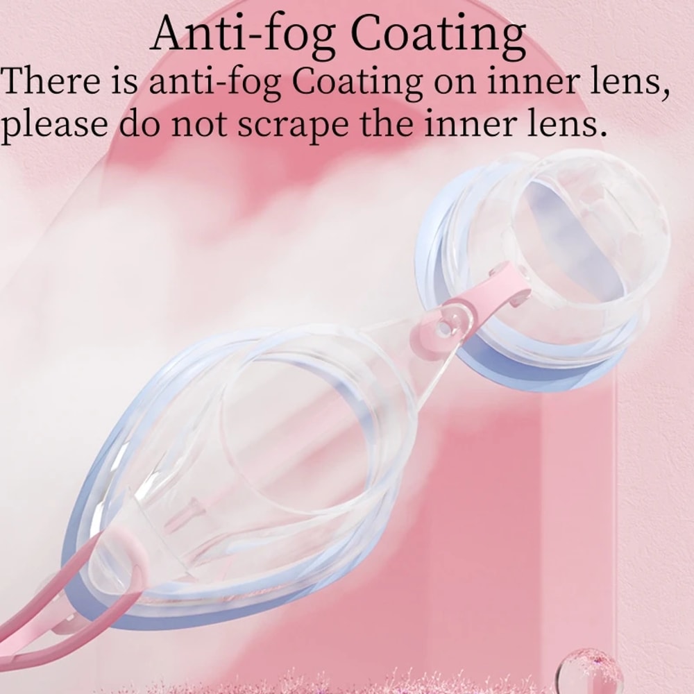 Clear View Anti Fog Adult Swimming Goggles With Waterproof Wide HD Vision 1