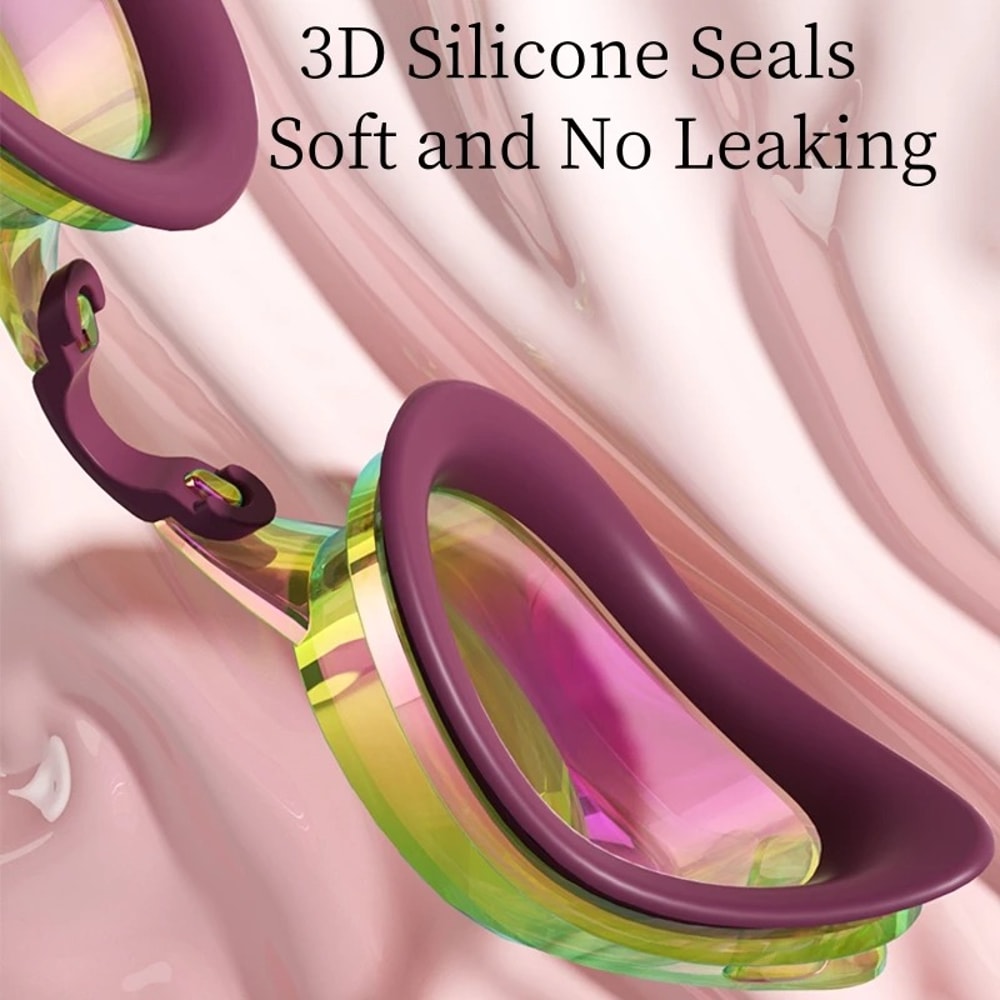 Clear View Adult Swimming Goggles Anti Fog Leakproof Wide View 3