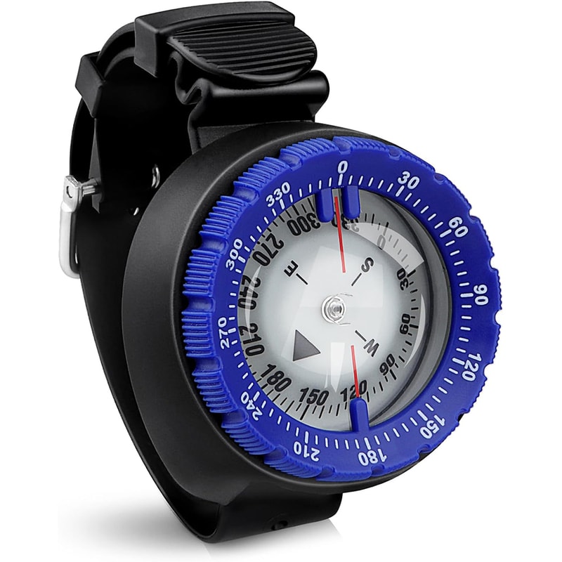 Waterproof Scuba Diving Compass Watch With Luminous Wrist Navigation 6