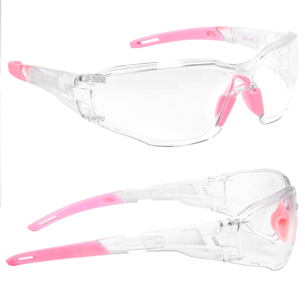 Blue Light Blocking Anti Fog Safety Glasses With Adjustable Fit Clear Lens 0