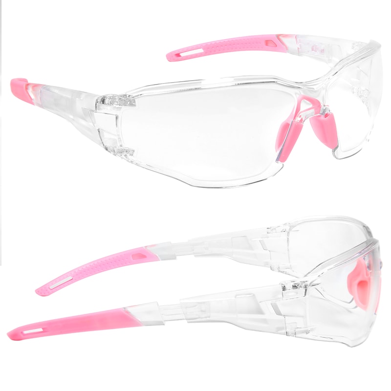 Blue Light Blocking Anti Fog Safety Glasses With Adjustable Fit Clear Lens 0