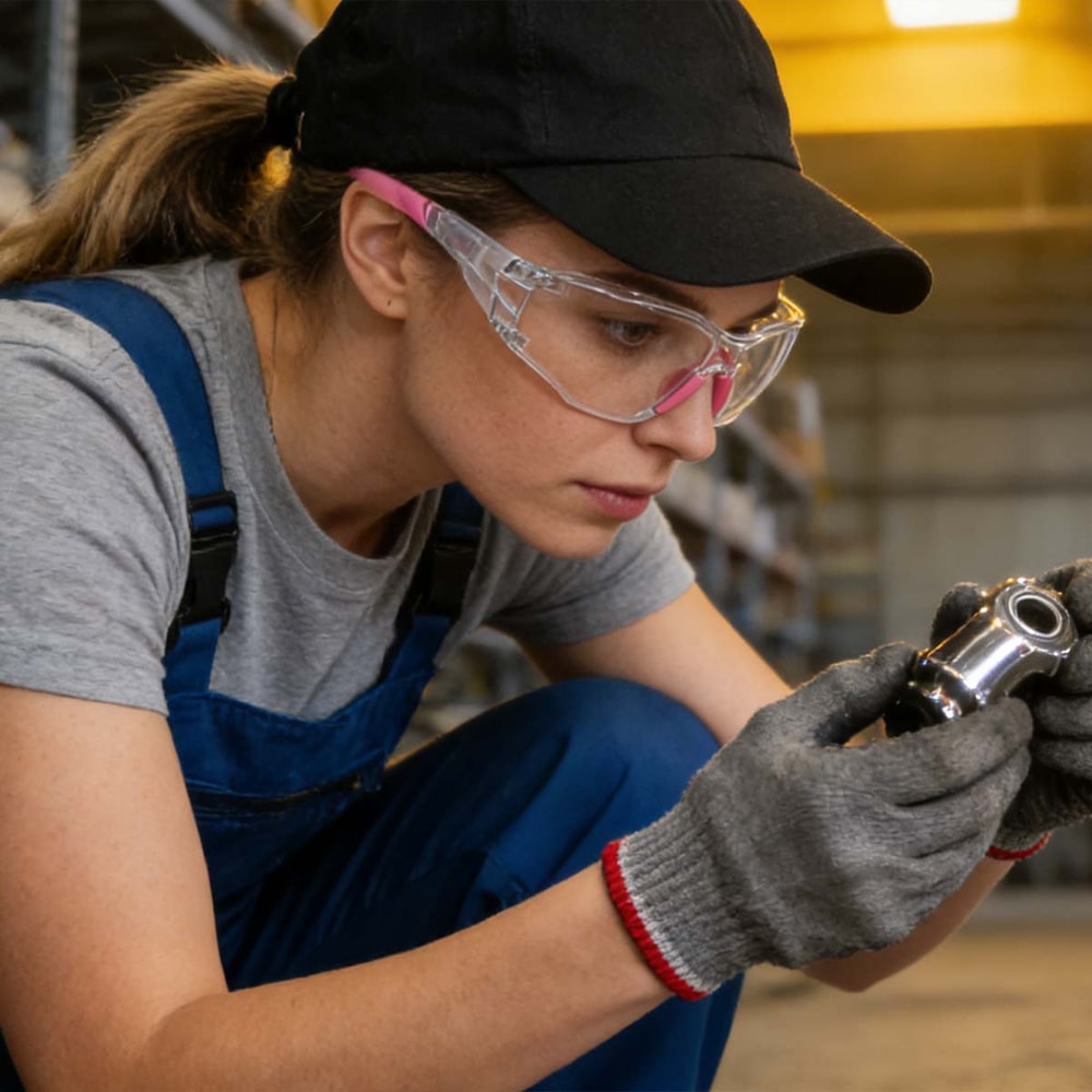 Blue Light Blocking Anti Fog Safety Glasses With Adjustable Fit Clear Lens 3