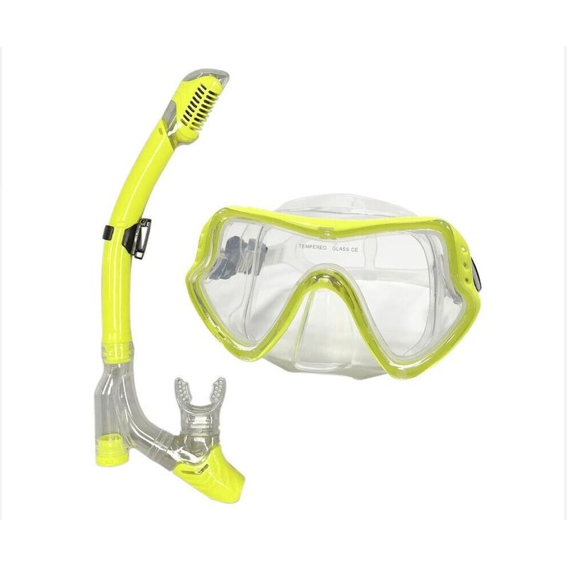 Snorkeling Gear For Adults Dry Top Snorkel Set With Anti Fog Diving Mask 6